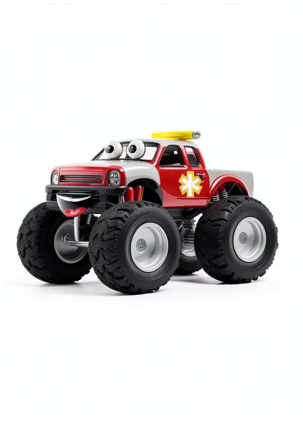 Monster Truck Fun Storybook - Cozy Knights Kids Motor Sports Book-0
