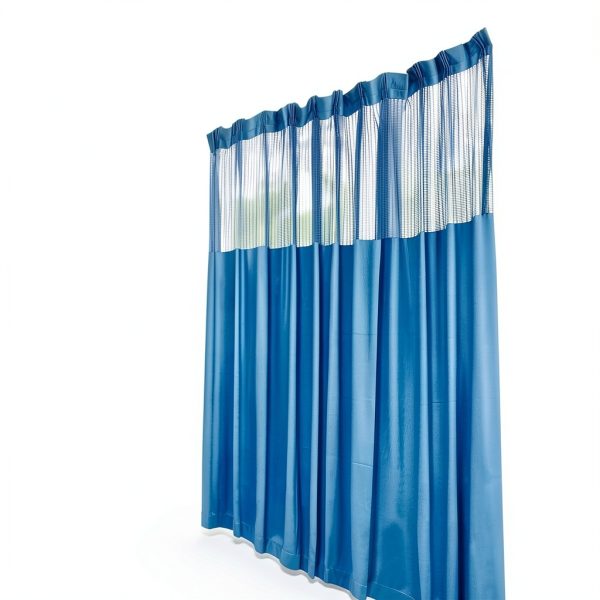 Room Divider Curtain Upyouths Blue Polyester Grommet 96x144-1