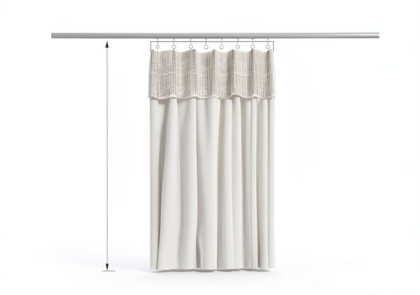TCUSSIF Dark Blue Flame Retardant Hospital Curtain 144W x 96L Grommet-5