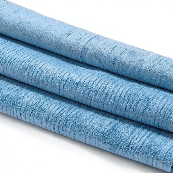 TCUSSIF Dark Blue Flame Retardant Hospital Curtain 144W x 96L Grommet-3