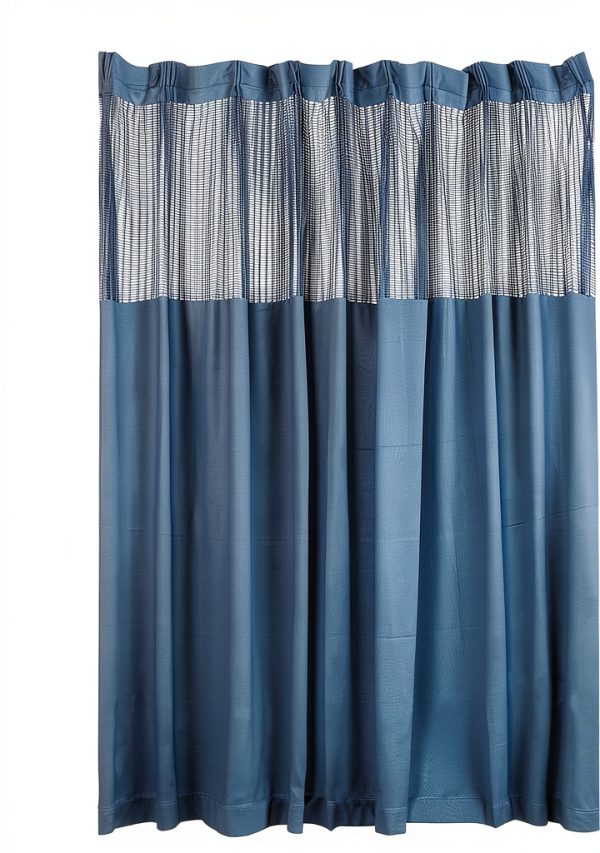 Room Divider Curtain Upyouths Blue Polyester Grommet 96x144-3