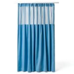 Room Divider Curtain Upyouths Blue Polyester Grommet 96x144-0