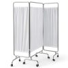 3 Panel Privacy Screen Rolling Casters HunnmingRe 75" x 71" Divider-0