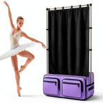 Privacy Curtains for Dance Bag, Suitcase Portable Blackout Curtains Changing Room for Dance Competitions, Lightweight & Reusable Screen Room, Dancer Essentials for Outdoor-0