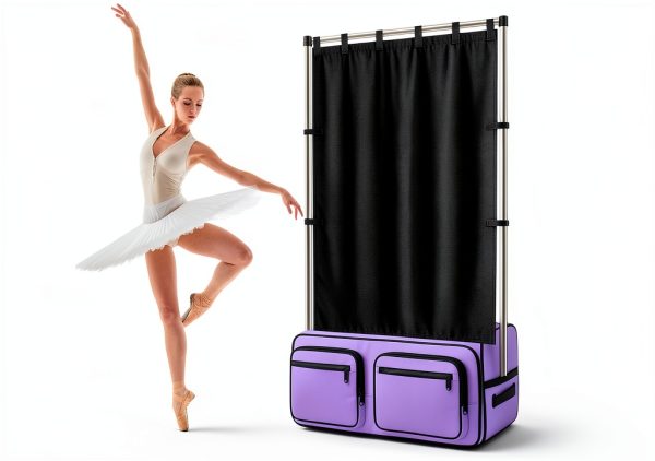 Privacy Curtains for Dance Bag, Suitcase Portable Blackout Curtains Changing Room for Dance Competitions, Lightweight & Reusable Screen Room, Dancer Essentials for Outdoor-0