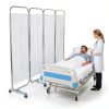 Medical Privacy Screen Yunlake 4-Panel Stainless Steel Divider 79x71-7