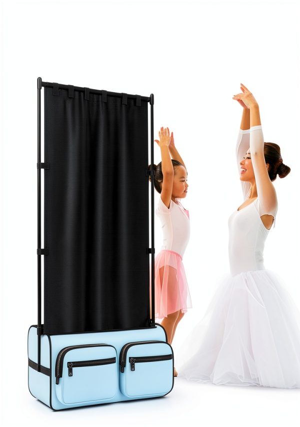 Privacy Curtain ARKIM Dance Bag Garment Rack Changing Screen-4