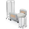 3 Panel Privacy Screen Rolling Casters HunnmingRe 75" x 71" Divider-4