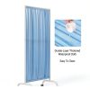 Mobile Medical Privacy Screen ZFUCMAYL White 1-Panel Folding Partition-5