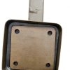 Privacy Screen Panel Gold Steel Partition 1.5m x 30cm for Restaurants-7