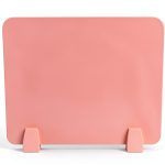 Desk Shield Divider PLAFOPE Privacy Panel Pink 15.55x11.61in-0