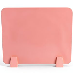 Desk Shield Divider PLAFOPE Privacy Panel Pink 15.55x11.61in-0