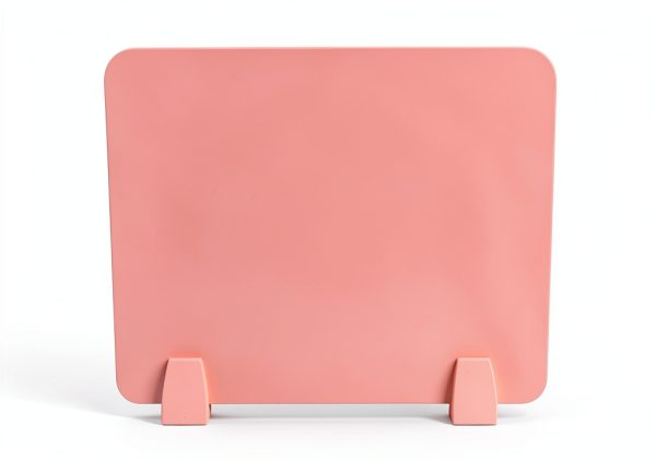 Desk Shield Divider PLAFOPE Privacy Panel Pink 15.55x11.61in-0