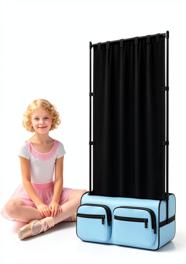 Privacy Curtain ARKIM Dance Bag Garment Rack Changing Screen-5
