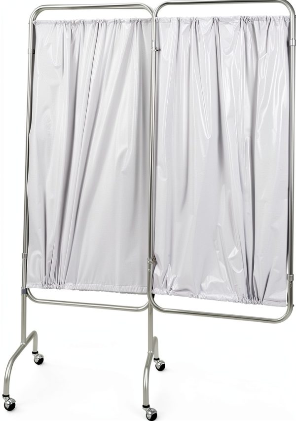 Medical Privacy Screen Drive Medical 13508 White Three Panel Screen-2
