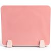 Desk Shield Divider PLAFOPE Privacy Panel Pink 15.55x11.61in-5