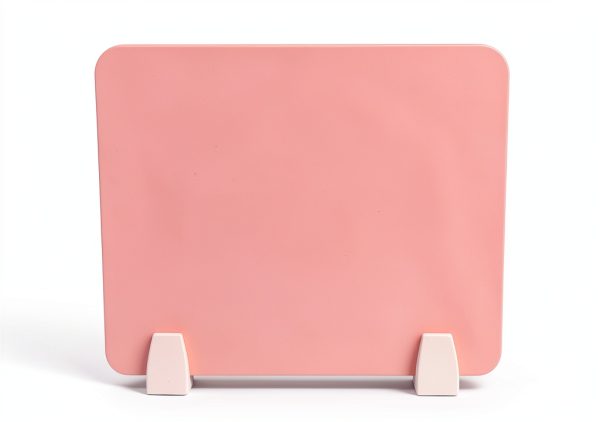 Desk Shield Divider PLAFOPE Privacy Panel Pink 15.55x11.61in-5
