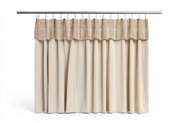 Hospital Curtain Fllwow Privacy Screen 188x96 Grey Flame Retardant-3