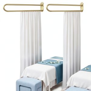 Privacy Partition Curtains by lukar U Shape Room Divider White 7.54ft-0