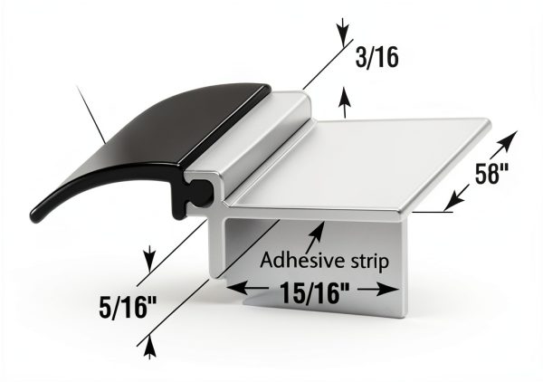 Restroom Privacy Covers Black Rigid Plastic & Vinyl Gap Filler 2 Pack-0
