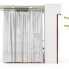 Privacy Partition Curtains by lukar U Shape Room Divider White 7.54ft-8