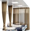 Hospital Curtain Fllwow Privacy Screen 188x96 Grey Flame Retardant-2