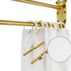 Privacy Partition Curtains by lukar U Shape Room Divider White 7.54ft-6