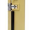 Restroom Privacy Covers Black Rigid Plastic & Vinyl Gap Filler 2 Pack-2
