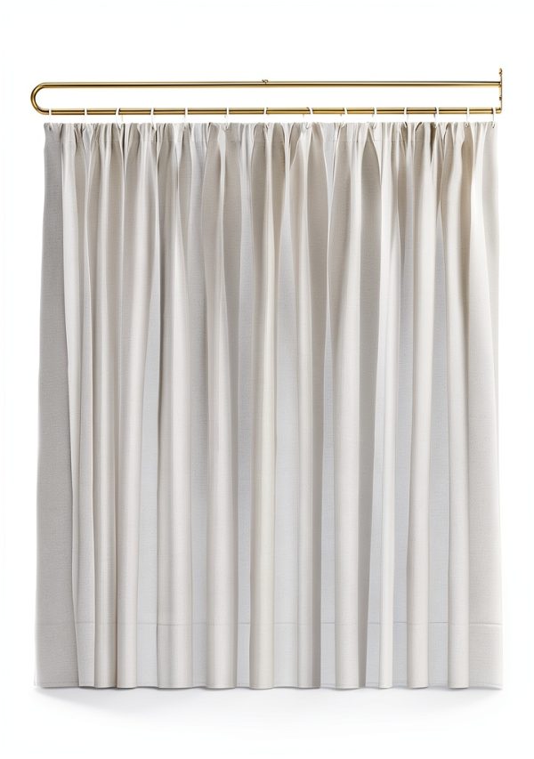 Privacy Partition Curtains by lukar U Shape Room Divider White 7.54ft-3